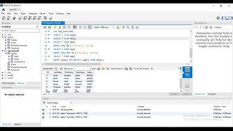 IN Operator in MySql