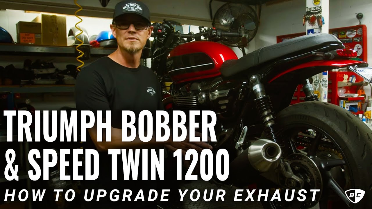 Модернизация выхлопной системы Triumph Bobber и Speed ​​Twin 1200 от British Customs