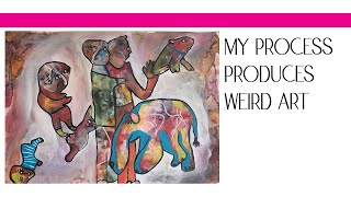The Process Behind the Weird Voices Art Series Explained While I Paint Elephant Crash