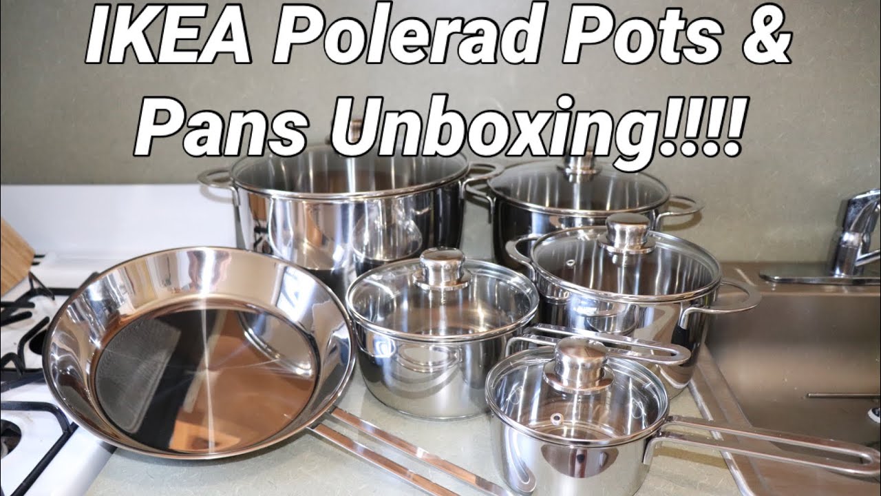 IKEA Polerad Pots and Pan Unboxing!!! YouTube