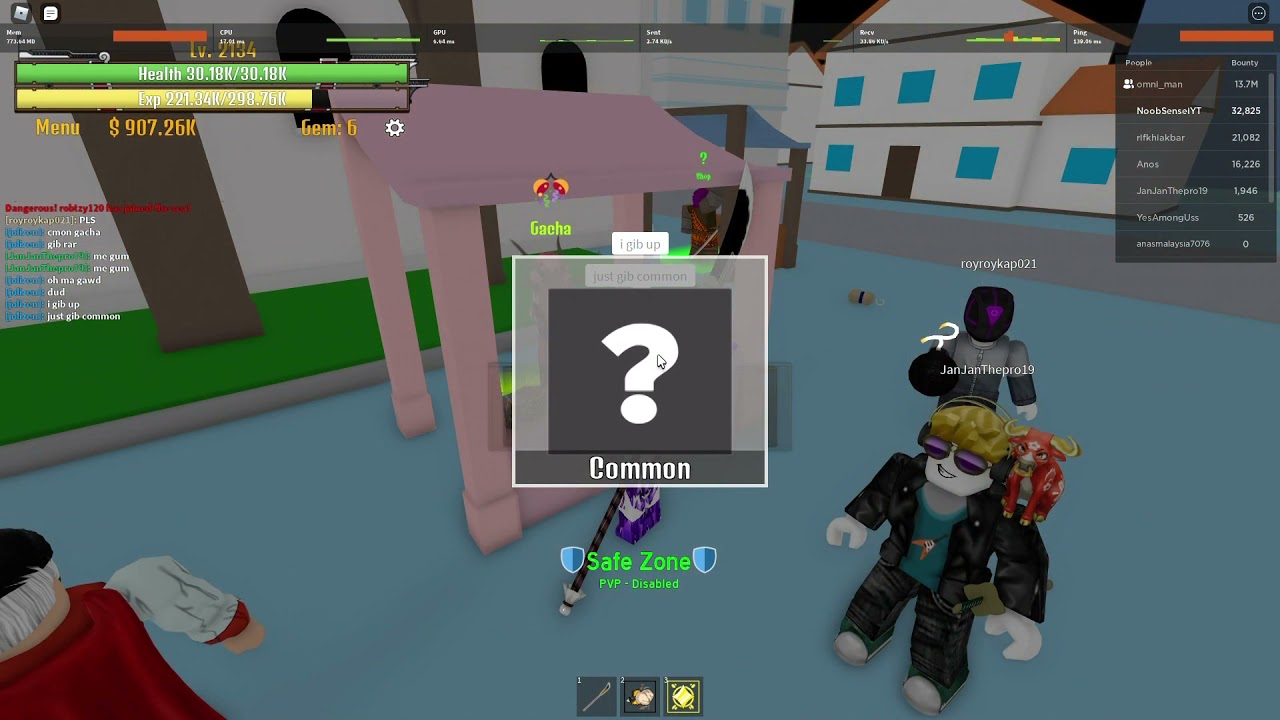 [King Piece] Fruits Giveaway!