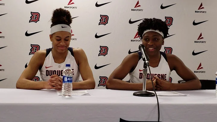 Duq WBB G/F Halle Bovell & G Conor Richardson 1/19...