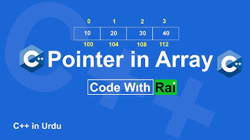 12.1 Pointers and Array C++ | C++ Pointer in Array in Urdu