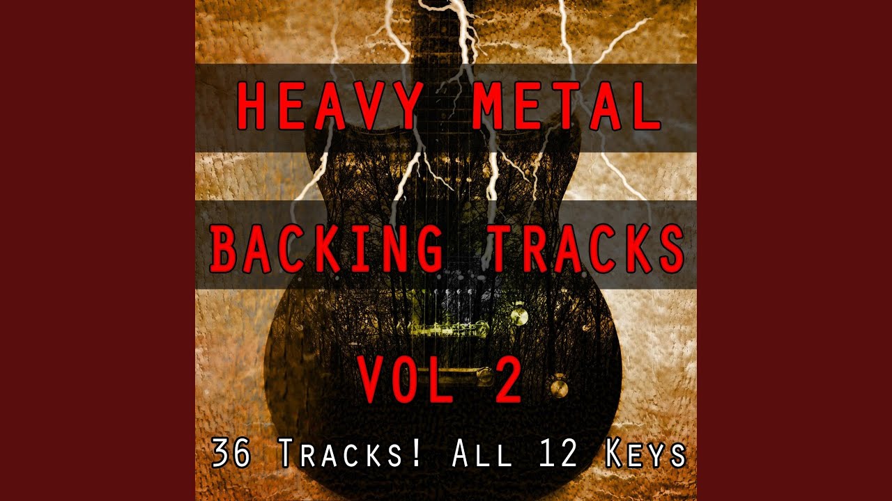 Gm Heavy Metal Thunder - Uptempo Guitar Jam Track
