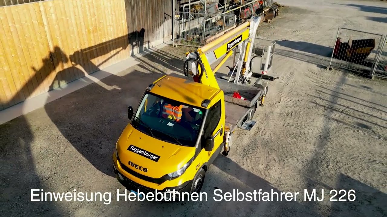 Toggenburger + Co AG Einweisung Hebebühnen Selbstfahrer MJ 226