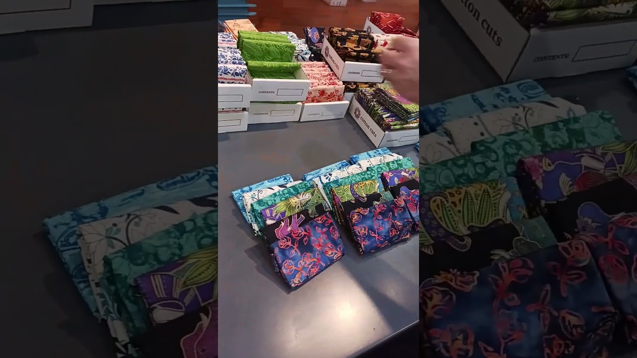 Creating fabric bundles for Quilters