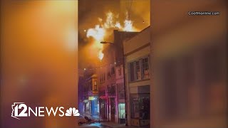 Fire in heart of historic downtown Bisbee scorches two buildings