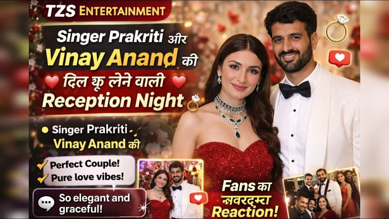 Exclusive Highlights: Prakriti & Vinay Anand की Glamorous Reception Night ✨