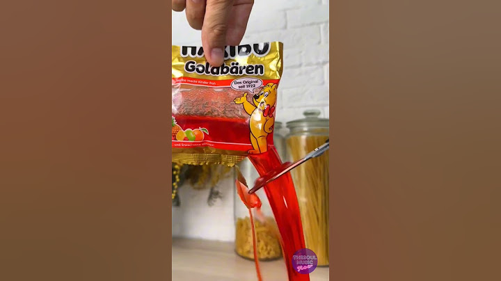 OMG! She melted all the gummies for what? 😱 #candy #sweets #yummy #diy #food