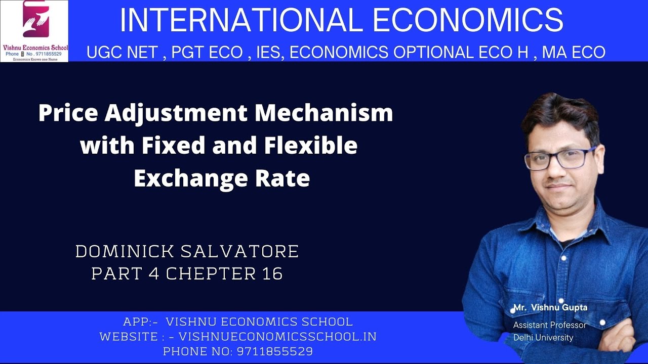 price adjustment mechanism with fixed and flexible exchange rate