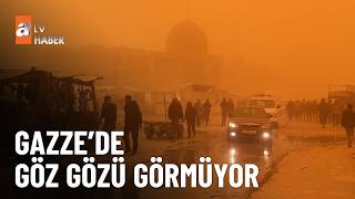 Gazzeliler şimdi de kum fırtınası ile boğuşuyor - atv Ana Haber 15 Mart 2026