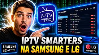 INSTALOU EM 2 MIN? IPTV Smarters na Samsung e LG 📺🔥 #IPTV #SmartTV