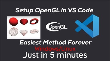 Install OpenGL(FreeGLUT) with VS Code in Windows/Linux | Just in 5 Minutes [Bengali]