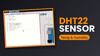 How to read temperature and humidity with a DHT22 sensor for free (Wokwi) screenshot 4