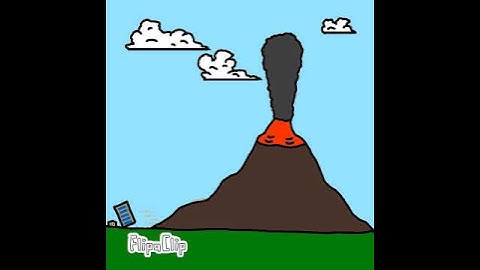 Volcano Eruption #animation