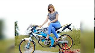 Model Cantik Vixion jari-jari || versi DJ Haning Lagu Dayak Remik ||