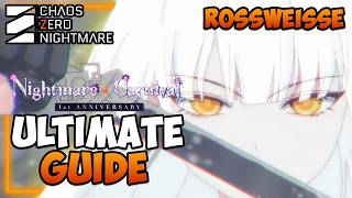 ULTIMATE ROSSWEISSE GUIDE I ALL DECKS,TEAMS & BUILDS I E0+ Showcase I Chaos Zero Nightmare