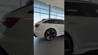 Glacier White 2023 Audi Rs 6 Avant