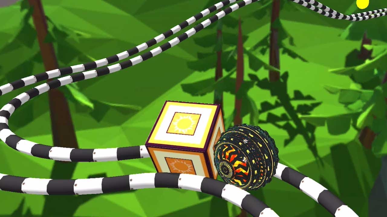 Blast Through Tricky Obstacles in Rolling Ball Sky Escape!