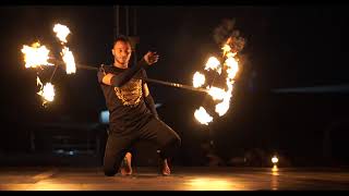 Fire Show At Dubai | Desert Safari | Sony Super Slow Motion Video S&Q Mode.