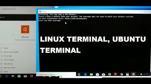 how to install Linux Terminal, Ubuntu Terminal on windows 11, 10