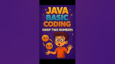 swap two numbers in java