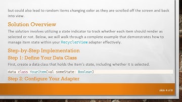 How to Change Background Color of a RecyclerView Item on Click in Kotlin
