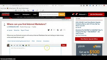 How To Contribute In The Warrior Forum