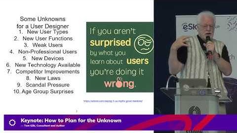 Tom Gilb: How to Plan for the Unknown | WUD Silesia 2018