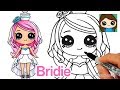 How to Draw a Cartoon Bride | Shopkins Bridie