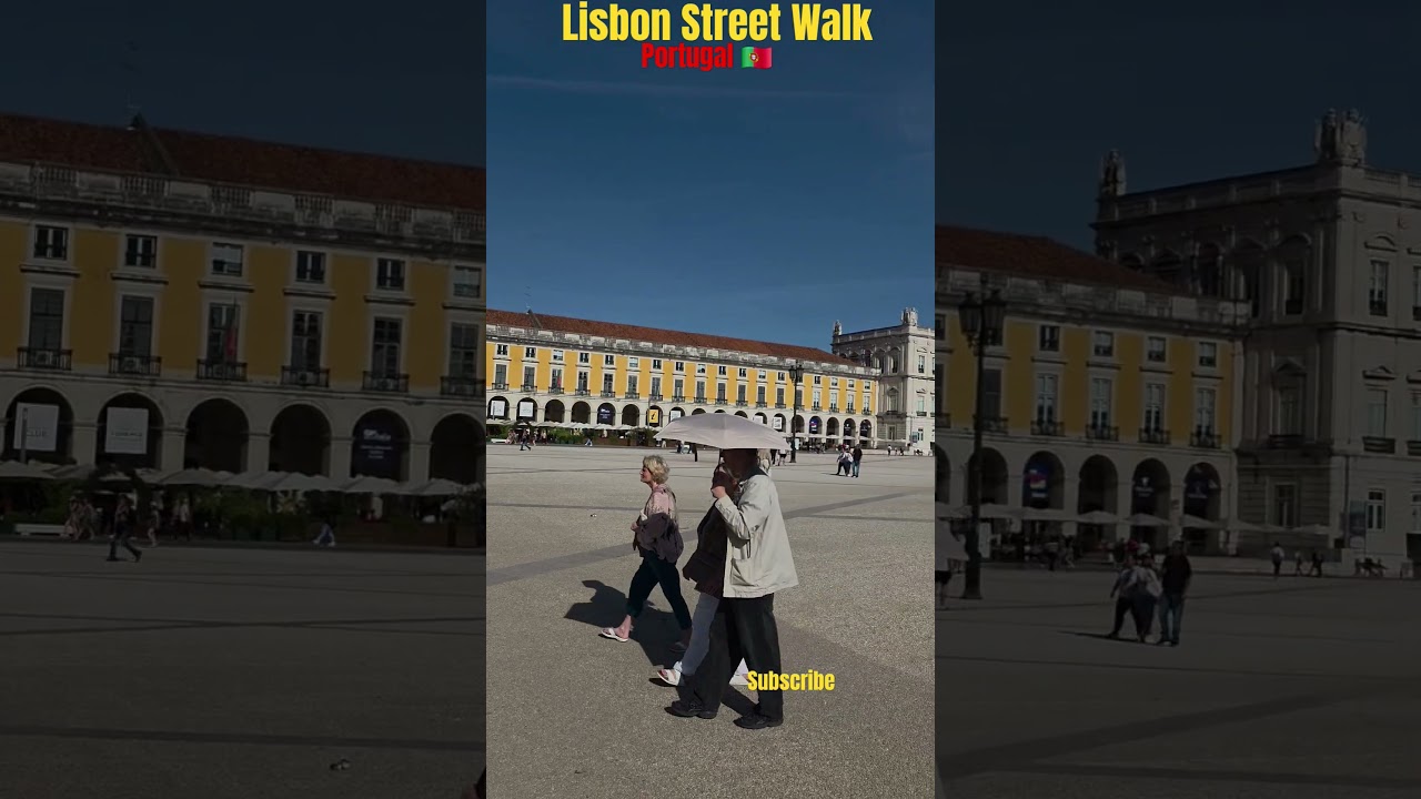 Lisbon Portugal Walk l Lisbon Street Walk l Portugal Street Walk