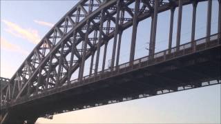 Southbound Acela Express Crosses the Hells Gate Bridge
