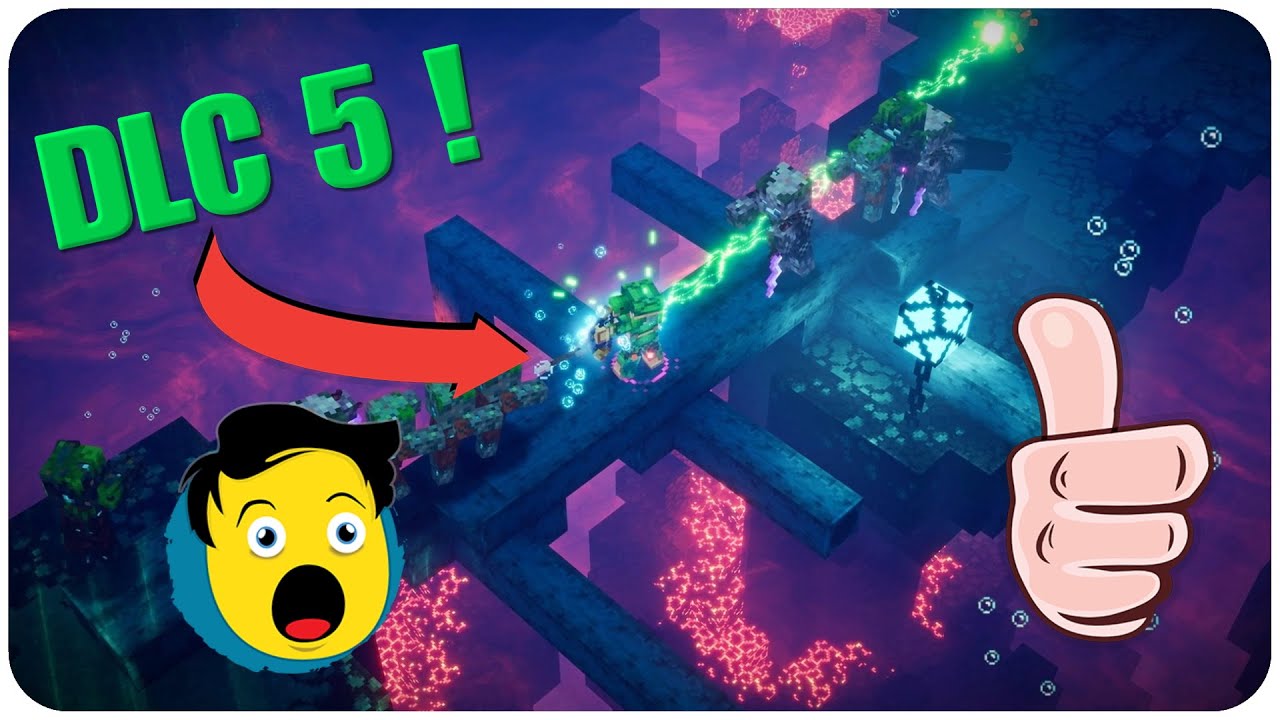 DÉCOUVERTE du DLC 5 HIDDEN DEPTHS de MINECRAFT DUNGEONS ! (il est ...