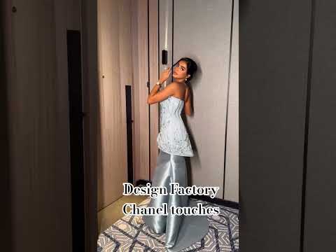 كوني عنوان الرقي باطلاله تتحدث عن نفسها مع هاذا الفستان المذهل تفقدي الكولكشن للفساتين شانيل