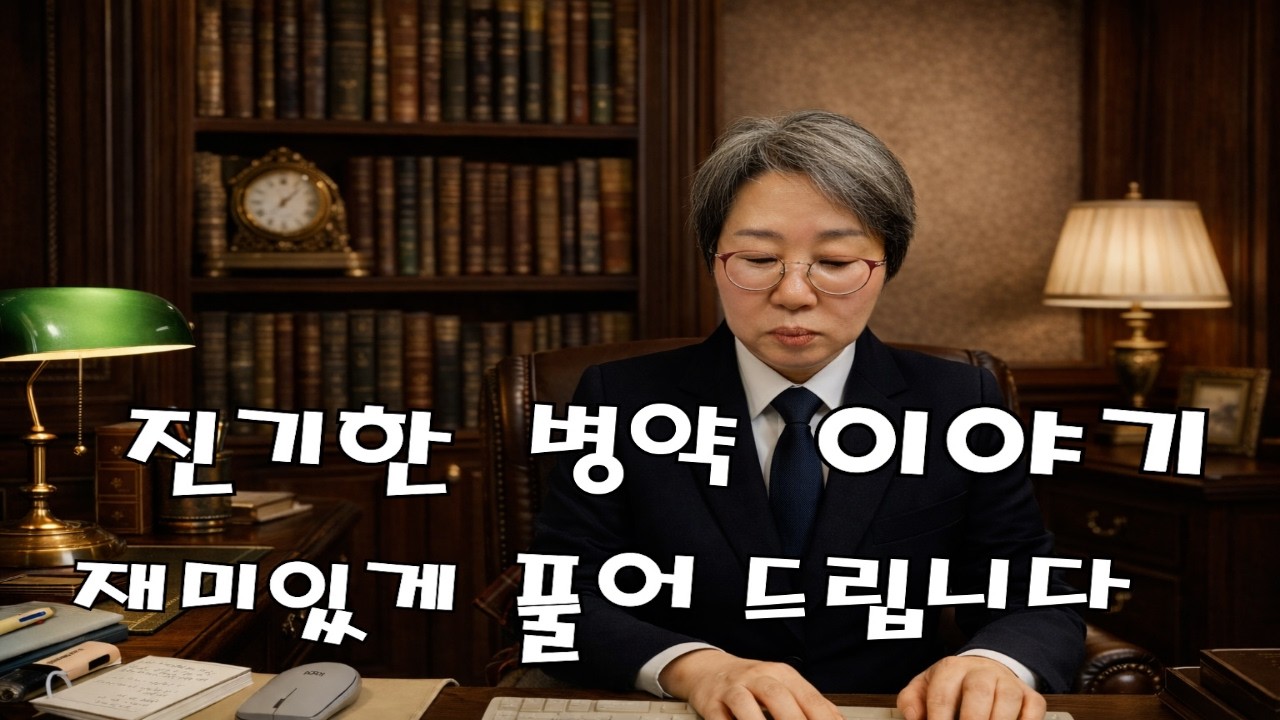 진기한 병약 이야기 재미있게 풀어드립니다~~
