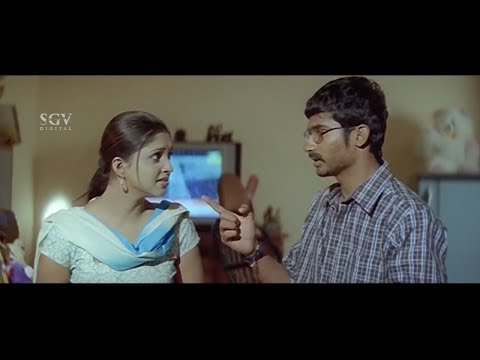 yogesh-escape-heroine-from-home-for-her-lover-|-ravana-kannada-movie-scenes-|-sanchitha-padukone