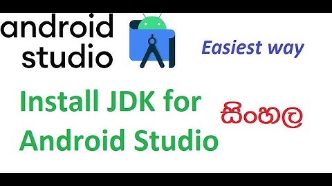 How to install Android Studio tutorial 3 , A to Z part 1 (install JDK) - Sinhala (New version)