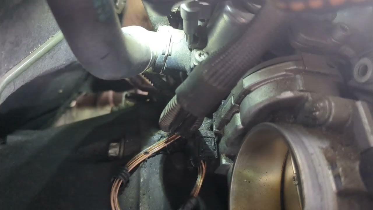 2007 c230 Mercedes real Crankshaft sensor location part 1 - YouTube
