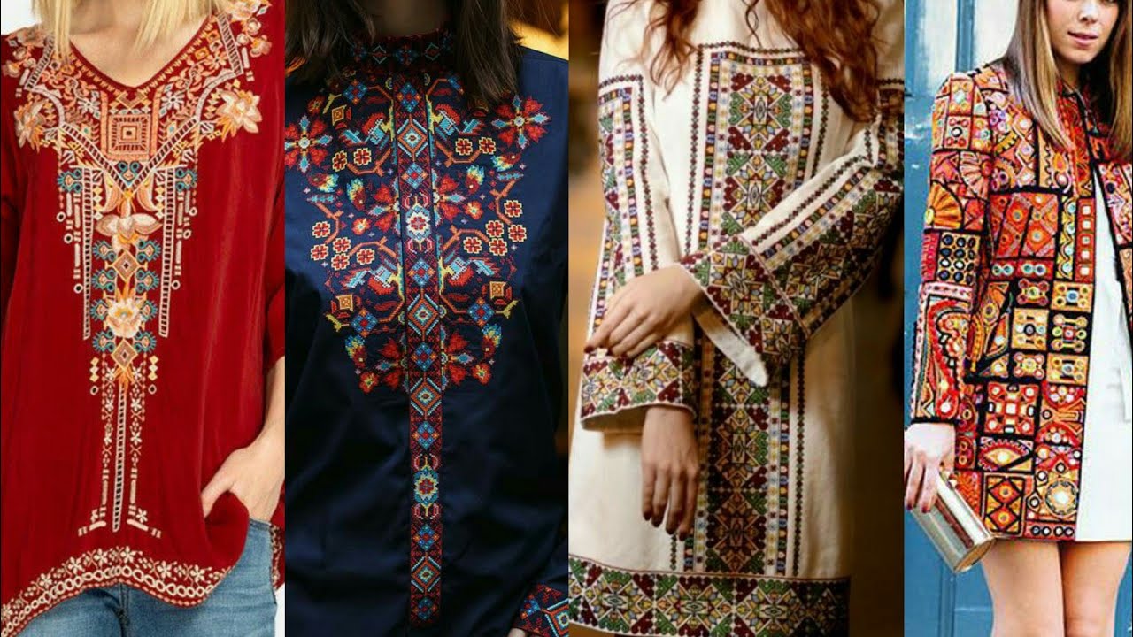 Michoacan Blouse Hand Embroidered & Woven Mexico's/Frida Kahlo Hippie Boho Style