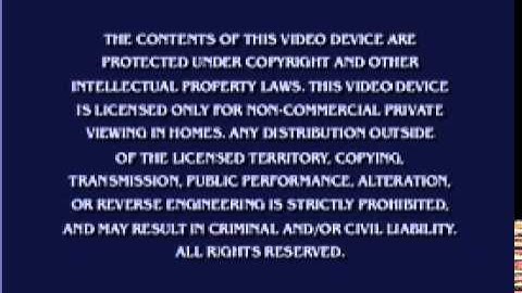 Paramount FBI Warning Screen (2002)