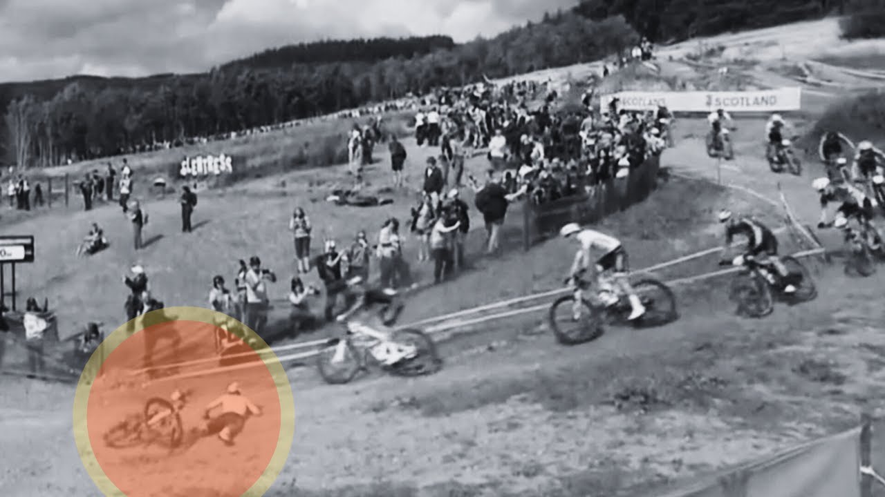 VAN DER POEL CRASH 🔥 Glentress World Championships 2023 