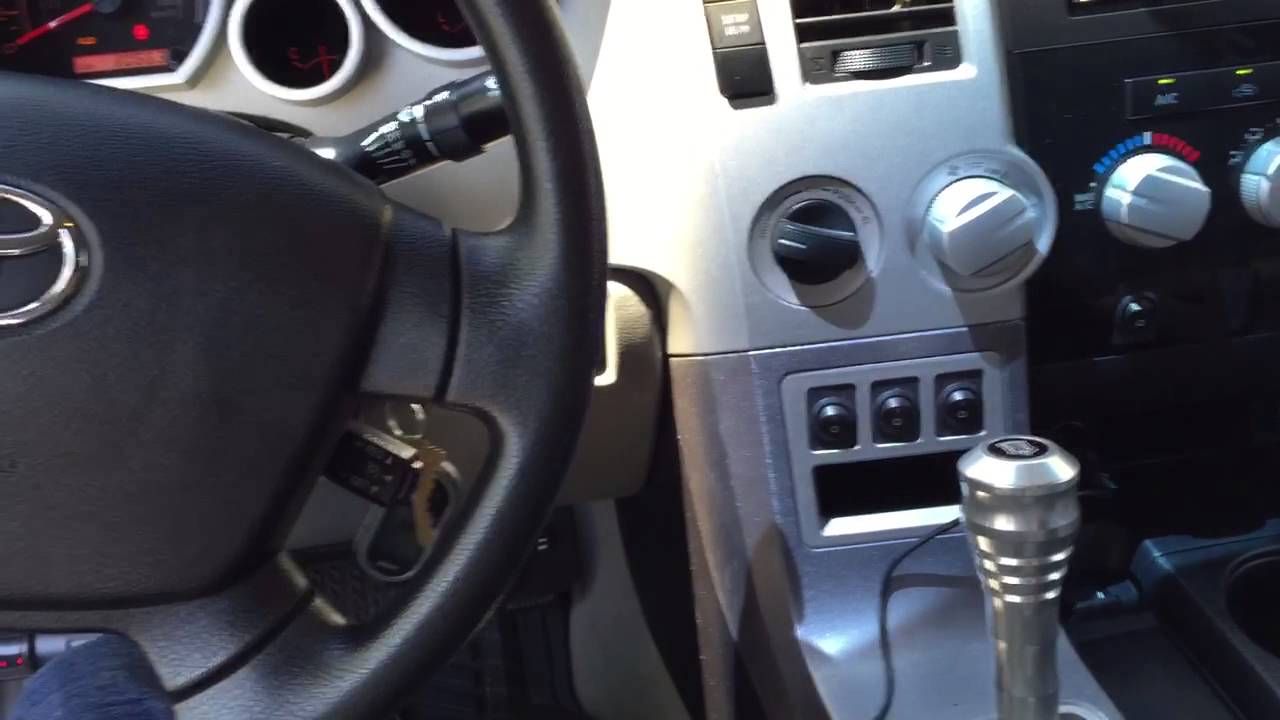 Toyota Tundra Neutral Lock 2 - YouTube
