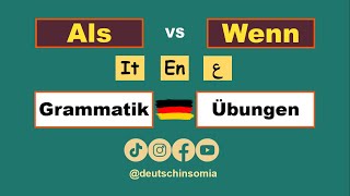 ALS oder WENN |Deutsch lernen: Nebensätze einfach erklärt: A2-B1-B2