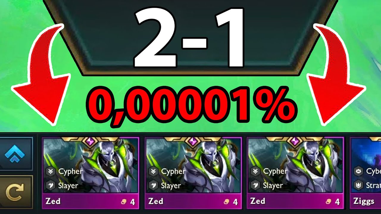 I Got “ Zed at 2-1 !? “