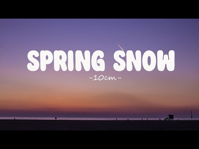 Spring snow -10CM-ost Love Runner class=