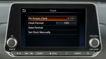 2022 Nissan Altima - Setting the Clock without Navigation (if so equipped)