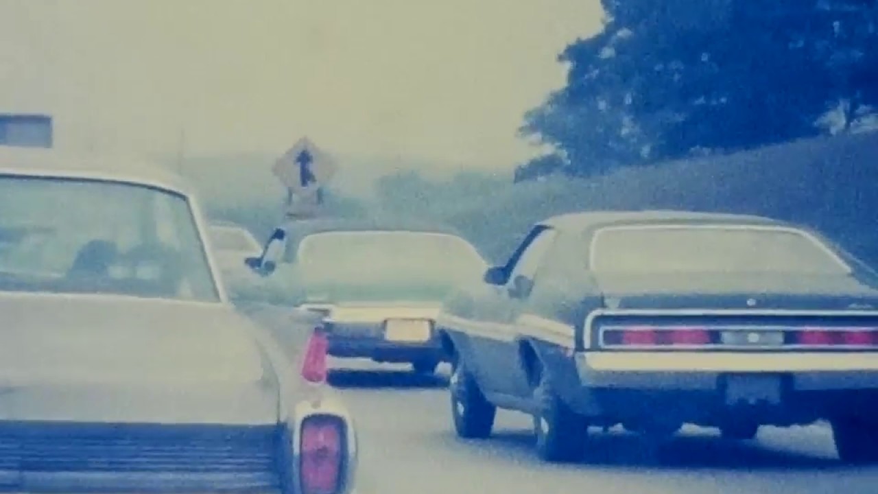 1973 Film 8mm Home Movie Footage: River Falls, WI Road Trip Car Ride Scenery