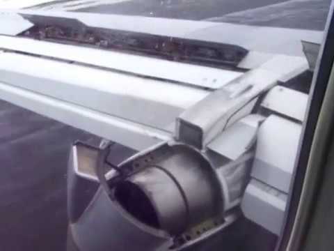 737 reverse thrust and spoilers