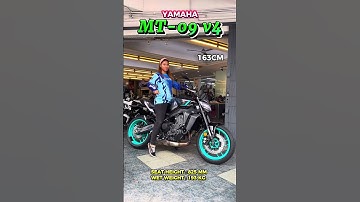 Yamaha MT09 V4 Seat Height Test #darmamotor #yamaha #mt09 #mt09v4 #seatheight #fyp