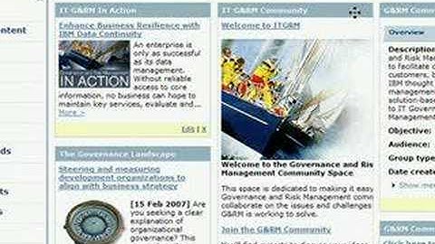 IBM developerWorks spaces - Moving portlets